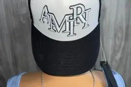 STAGGERED AMIRI CANVAS HAT