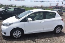 White 2012 Toyota Vitz