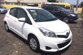 White 2012 Toyota Vitz