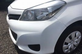 White 2012 Toyota Vitz